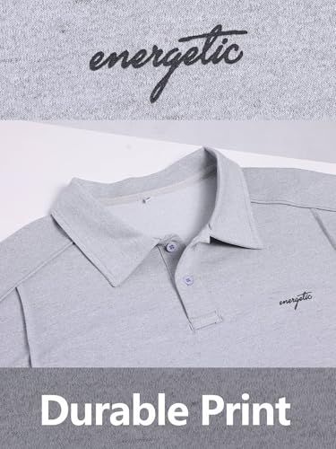 Camiseta polo para hombre Lexiart, corte holgado, manga corta, transpirable, con cuello, tallas M-3XL miniatura 6