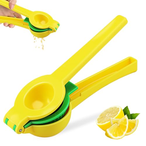 7cm de Exprimidor Limon Manual, Acero Inoxidable Prensa de Cítricos para Hacer Zumo,Exprimidor para Cítricos,para obtener la máxima producción de jugo, fácil de limpiar