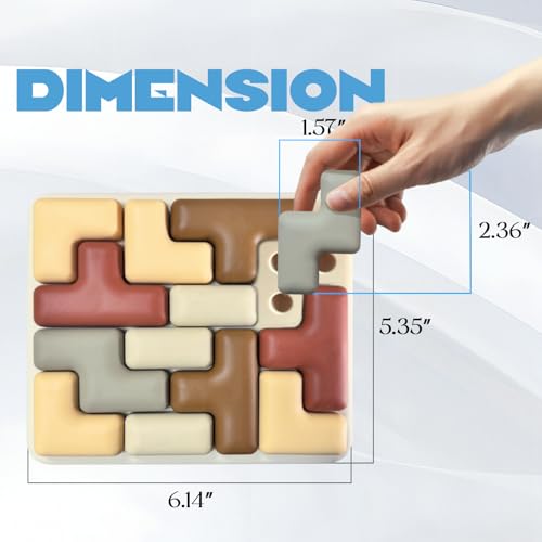 Silicone Shape Puzzles for Dementia, Alzheimers Activities & Fidget Toys for Elderly, Cognitive Matching Games, Stimming Toys for Autism Adults, Gift Toys for People with Alzheimers - Image 3