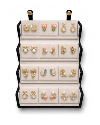 Image of Shining Diva Fashion 12 Pairs Set Earrings for Women Girls with Stylish Organizer Box | Valentine Birthday Rakshabandhan Gifts for Girls Girlfriend Wife Sister