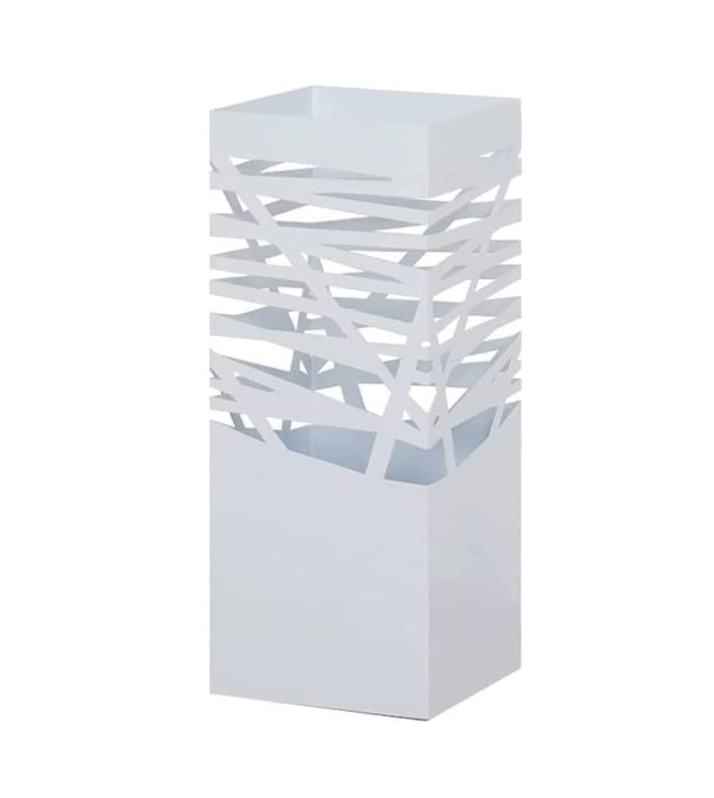 HYLYGFH Metal Umbrella Stand Holder Rack for Home Hotel Lobby Foyer Storage Bucket with Creative Design and Long Handle Drainage