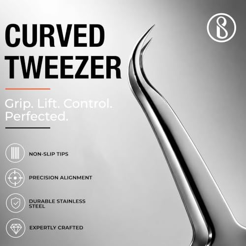 Image of Beaute Secrets Dental Tools 8 Pcs with Pick, Floss, Hygiene Tool Set, Tooth Scraper Plaque Tartar Remover Tweezers Gum Floss for Personal Oral Care & Pet Use (Oral | Blackhead)
