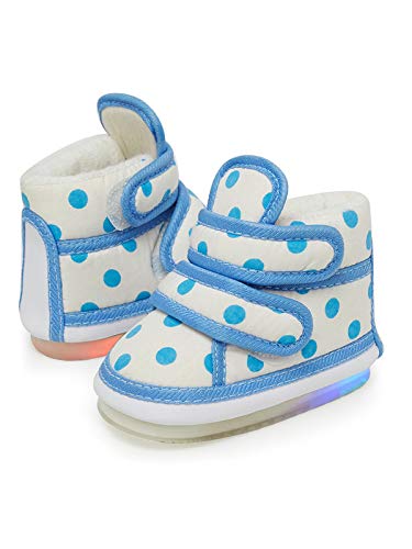 CHIU Kids LED Light Shoes with Chu Chu Music Sound & Polka Dot Print for Baby Girls and Boys 7 41hKlWfR8FL