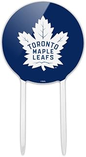 Acrylic Toronto Maple Leafs Logo Cake Topper Party Decoration for Wedding Anniversary Birthday Graduation