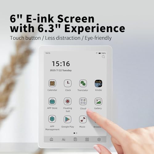 Bigme B6 6in Color E-Reader, 64GB, Android 14, Kaleido E-Ink — view 2