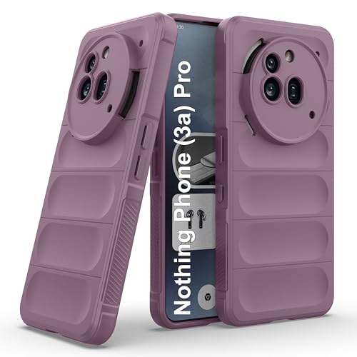 Image of Zapcase Back Case Cover for Nothing Phone (3a) Pro | Compatible for Nothing Phone (3a) Pro Back Cover | Liquid Silicon Magic Case with Camera Protection | Lavender