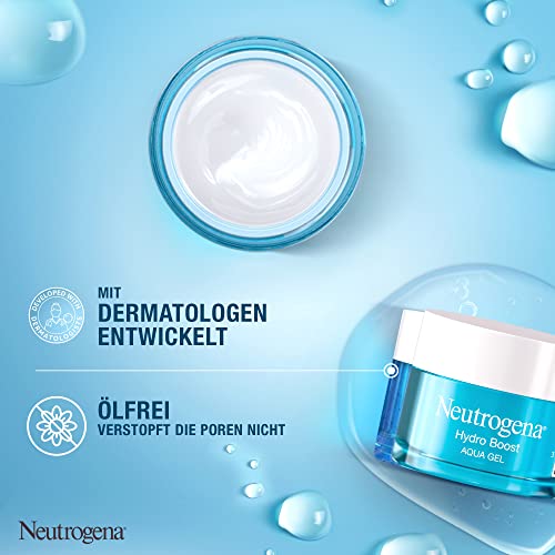 Neutrogena Hydro Boost Gesichtscreme, Aqua Gel mit Hyaluron, ölfrei, für Normale und Mischhaut, 50ml - Image 7