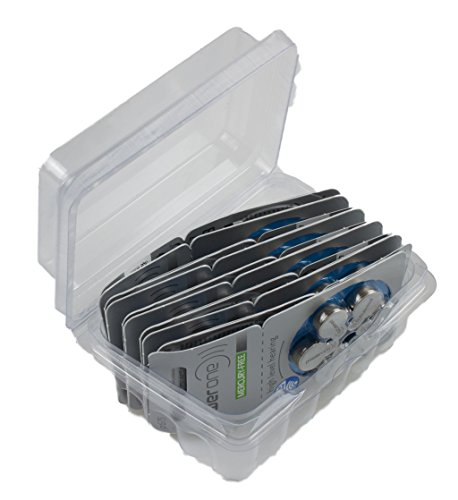Power One Zinc Air 24600 PR44, Pilas sin mercurio de tipo 675 para prótesis auditivas, 60 pilas