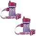 PBnJ Baby SippyPal Sippy Cup Holder Strap Leash Tether (Hearts 2-Pack)