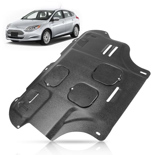 Image of Front Engine Splash Shield Compatible with Ford Focus ST /RS 2012 2013 2014 2014 2016 2017 2018, fit for C-Max 2013-2018 Splash Guards, Engine Cover Mud Flaps Protection
