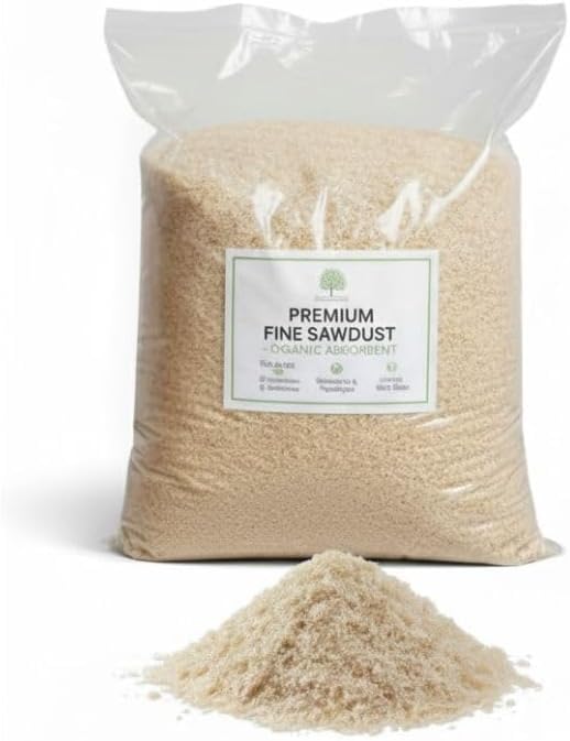 Fine Saw Dust Bedding Wood Shavings Bale Suitable for All Animals 1Kg, 2Kg, 5Kg, 12Kg (5Kg)