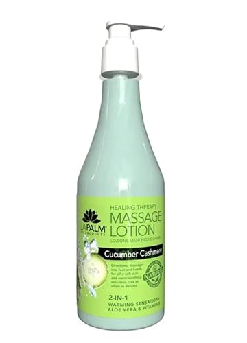Loción de masaje de terapia curativa pepino cachemira