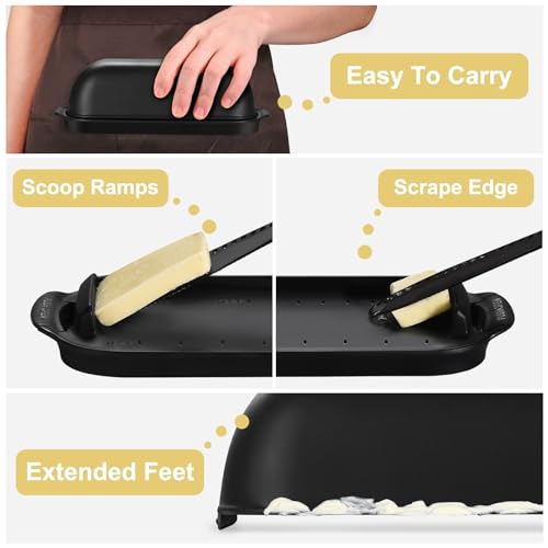 Aonco BLACK01 Butter Dish With Lid thumb #3