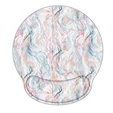 Handgelenkauflage: Das Rillen-Design passt sich Ihren Händen besser an, unterstützt Ihre Hand und Ihr Handgelenk, entlastet Ihre Schulter und Ellbogen durch die gleiche Haltung für lange Stunden vor dem Computer. Es kann die Form automatisch an den Druck Ihres Körpers anpassen, um die Belastung jedes Belastungspunkts des Körpers zu lindern und bietet weiche Stützkraft in der Haltung.