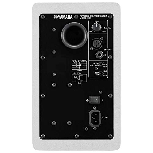 Yamaha HS5 W 5Inch Powered Studio Monitor Speaker, White