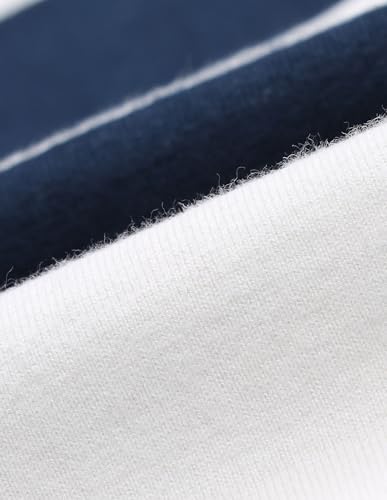 Image of U.S. Polo Assn. Denim Co. Men's Blue Striped Polo Collar Half Sleeve Casual Cotton Slim Fit T-Shirts