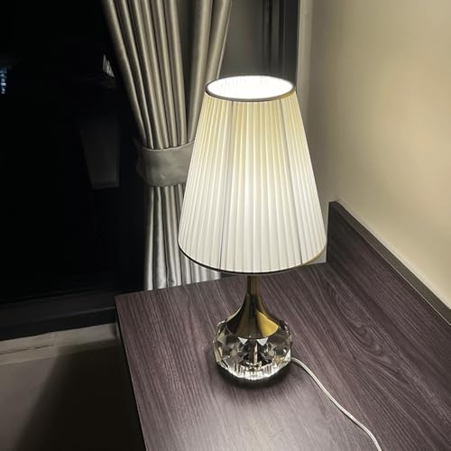 Lampe de bureau en cristal faucet luminaire design salon et chevet