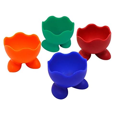 AiSi 4-er Silikon Kinder Eierbecher Set Cover