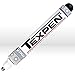 Dykem 16083 3/32" Texpen Paint Marker, White Color