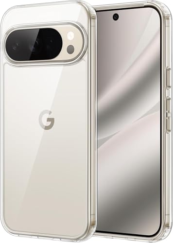 Image of REALCASE Silicone Google Pixel 10 Pro XL 5G Back Cover Case, Scratch Resistant Protective Crystal Clear Transparent Shock Proof Bumper Back Cover Case for Google Pixel 10 Pro XL 5G