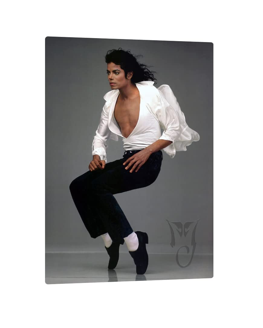 LUREME Michael Jackson The Legend Poster Magnet Souvenir. Sticks on Any Metal Surface. A Cherished Gift for All MJ Fans. Large Size 10x7cms. Classy Michael Jackson Memorable Magnet Souvenir (MJ40)-image-37