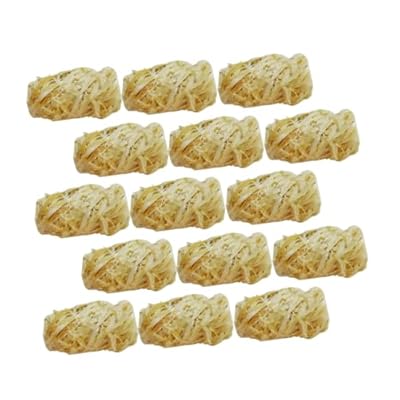 Milisten Grill Charcoal Starter 50pcs Carbon Wax Stick Natural Firelighters for Outdoor Cooking