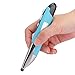 Dpofirs Wireless Optical Pen Mouse USB Computer Stylus PC Accessory Wireless Mouse Pen‑Type Personalized Innovative Capacitive Pen for Handwriting Infrared Electronic Mouse (Blue, PR-06)