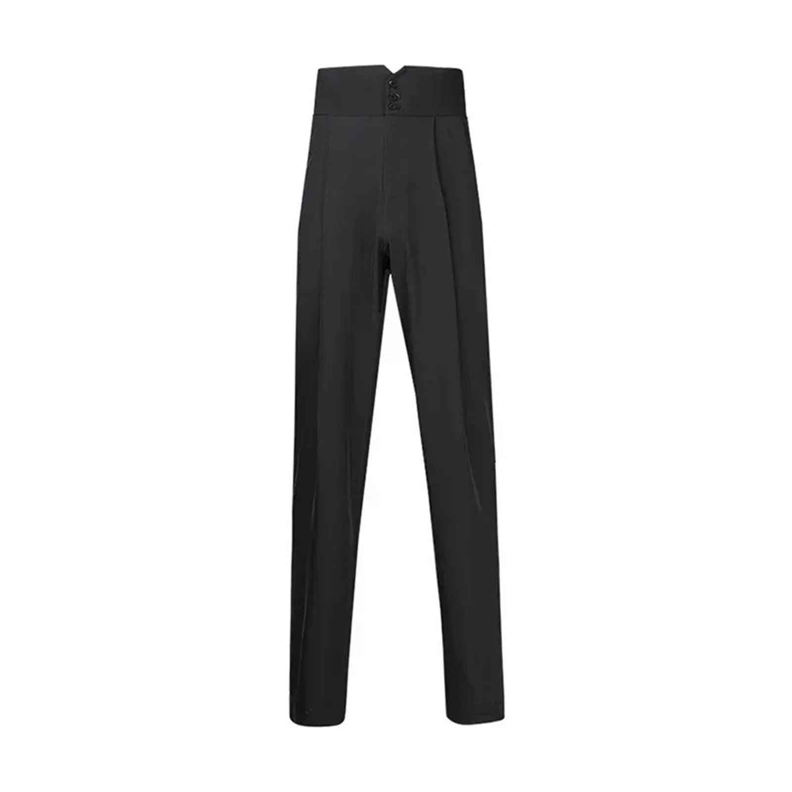 Pantalones de Baile Latino for Hombre, Traje Cintura Alta, Pantalones competición salón, Ropa práctica para Hombre, Salsa, Jazz, Danza
