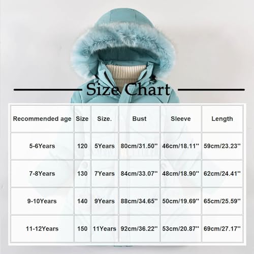 Beessbest Girls' Winter Coats Sherpa Lined Fur Hooded Warm Puffer Jacket Long Sleeve Fuzzy Fleece Coat for Girls3