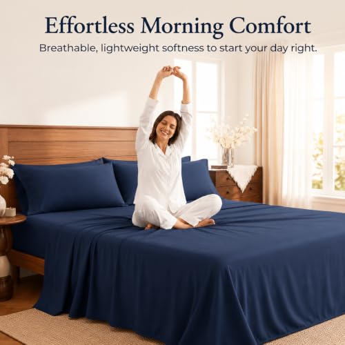 Image of Chaps King Size Sheet & Pillowcase Sets- 6 Piece, Deep Pocket, Wrinkle Free