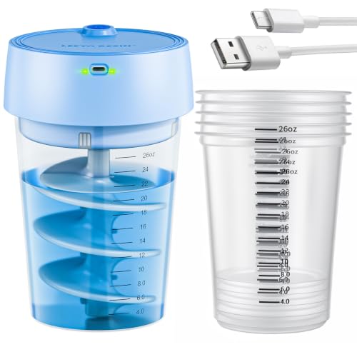 LEEYA RESIN Auto Resin Mixer with Peel-Off Paddle for Epoxy Silicone