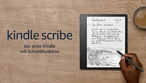 Zertifiziert und generalüberholt Kindle Scribe, der erste Kindle mit Schreibfunktion, mit 10,2-Zoll-Paperwhite-Display mit 300 ppi, mit Premium-Eingabestift | 32 GB