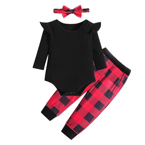 Baby Mädchen Kleidung Set Neugeborenes Weihnachten Outfits Kleinkind...