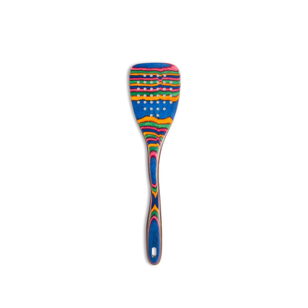 Juego de Cucharas de Sopa de Utensilios de Cocina de Madera de Piezas, Suministros de Cocina de Madera, Espátula Grande y Colorida Antiadherente, Herramientas de Cocina