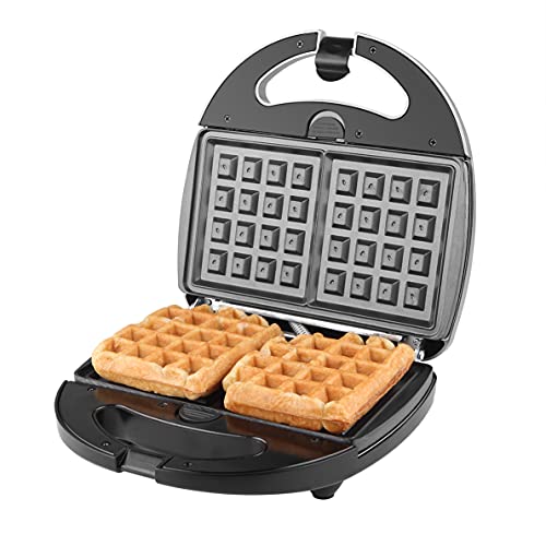 Orbegozo SW 7550 Sandwichera Multifunción 3 en 1, Placas Intercambiables, Antiadherente, 2 Pilotos de Control, 800 W, Plata - imagen 4