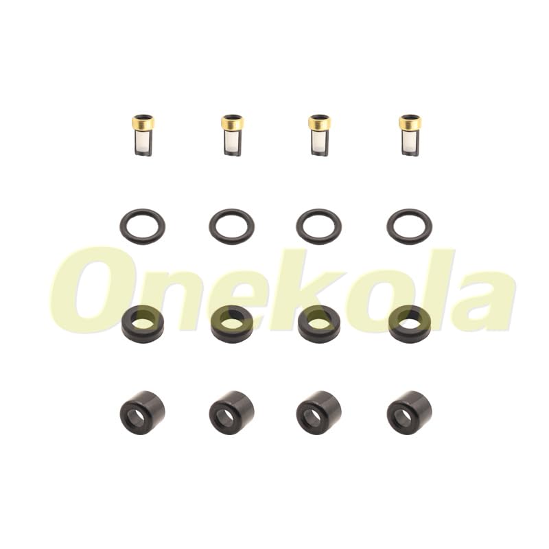 Fuel Injector Service Repair Kit Filters O rings Seals Grommets For 2006-2016 For Toyota Yaris 1.5L I4#23250-21040 23209-21040 - (Color: 20 piece set)