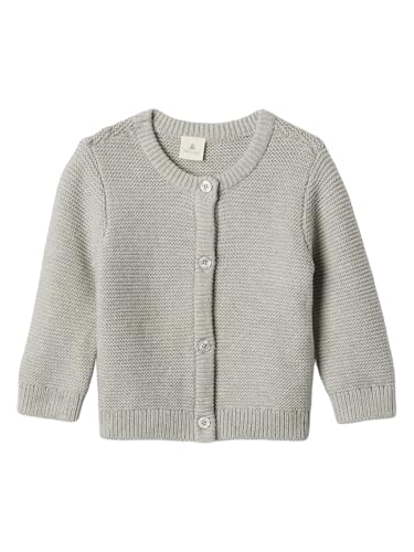 GAP Girls Collarless Garter Cardigan Grey V1 0-3M