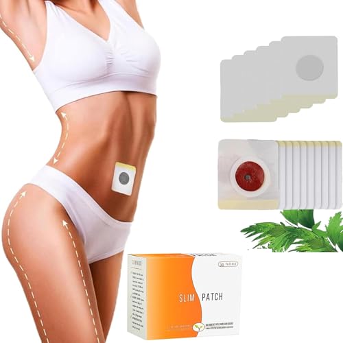 30 pcs Parche Adelgazante, Slimming Patches, Parches Abdominales Naturales para Reducir Cintura y Abdomen, Parches Eficaces para Perder Peso Rápidamente