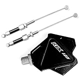 Moto Aluminium Facile Pull Embrayage Système Système Sale Pit Bike pour Kawasaki KLX125 D-Tracker125 2010-2016 KLX150S 2009-2013 Stunt Levier d'embrayage (Color : Black)