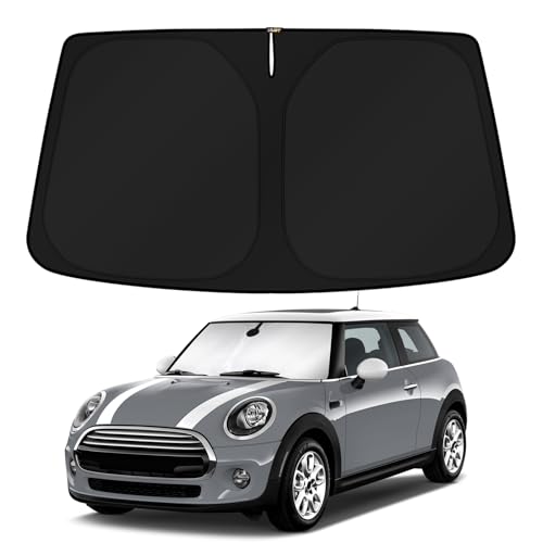 KUST Windshield Sun Shade for 2014-2025 BMW Mini Cooper F55 Accessories Custom Fit Sunshade Sun Visor Protector Foldable Blocks UV Rays Keep Your Car Cooler
