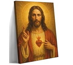 Sacred Heart of Jesus wrapped Canvas