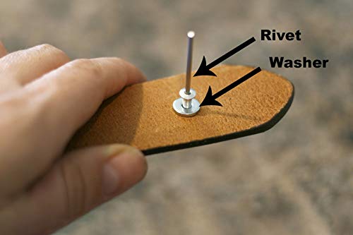 Persberg 300Pcs Back_Up Rivets Washers Assortment Kit, Multiple Stainless Steel Sizes Washers For Using By Rivets 1/8" 5/32" 3/16", For Rivets Size M3,M4,M5, (120-28) #TOP4