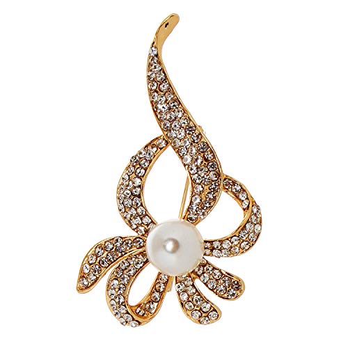 Lucky Jewellery Designer White Color Stone Brooch for Men & Women (150-CHOS-LJ627-W) (B07RDWD4V8) Amazon Price History, Amazon Price Tracker