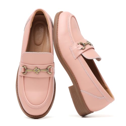 Image of Loafers for Women Womens Shoes Comfortable Dressy Slip On Low Heel Flats