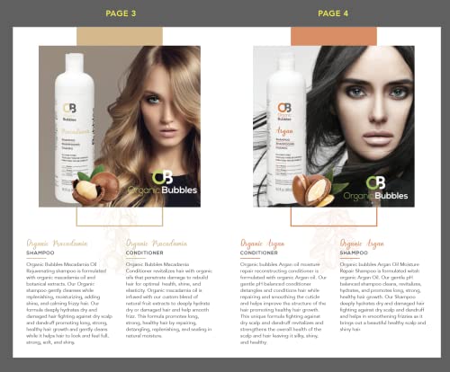 Organic Bubbles Argan Shampoo & Conditioner With Aloe Vera Leaf Juice. Our Argan Shampoo & Conditioner Is Organic, 100% Vegan, No Parabens, Sulphates Or Silicones. 490 Ml Each. #TOP3