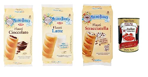 Mulino Bianco Flauti pour pause gourmande et polpa tomate pour cuisiner