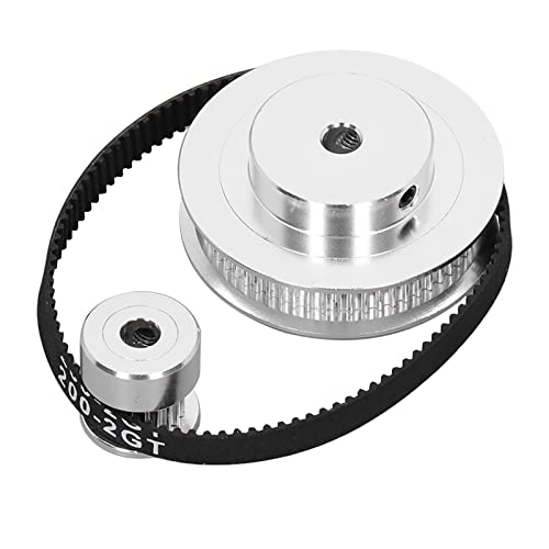 Zahnscheibe aus Aluminiumlegierung, 20 60 Zähne, langlebig, 5 mm Bohrung, Synchronrad mit 200 mm Riemen für 2.4 für Fräsmaschine