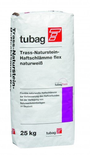 tubag Trass-Naturstein-Haftschlämme TNH-flex naturweiß 25 kg/ Sack Cover
