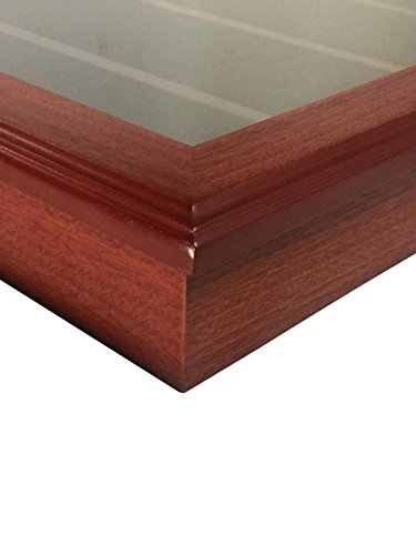 Timelybuys Cherry Wood Wall Belt Buckle Display Case With Five Rows For Collectible Belt Buckles #TOP3