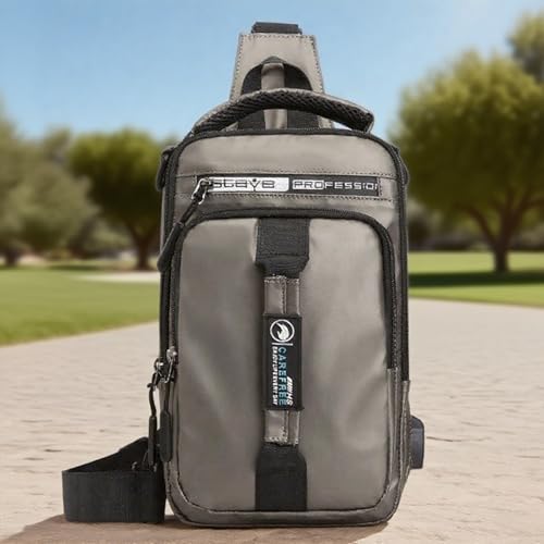 Business Casual Mens Shoulder Bag Oxford Canvas Style Solid Color